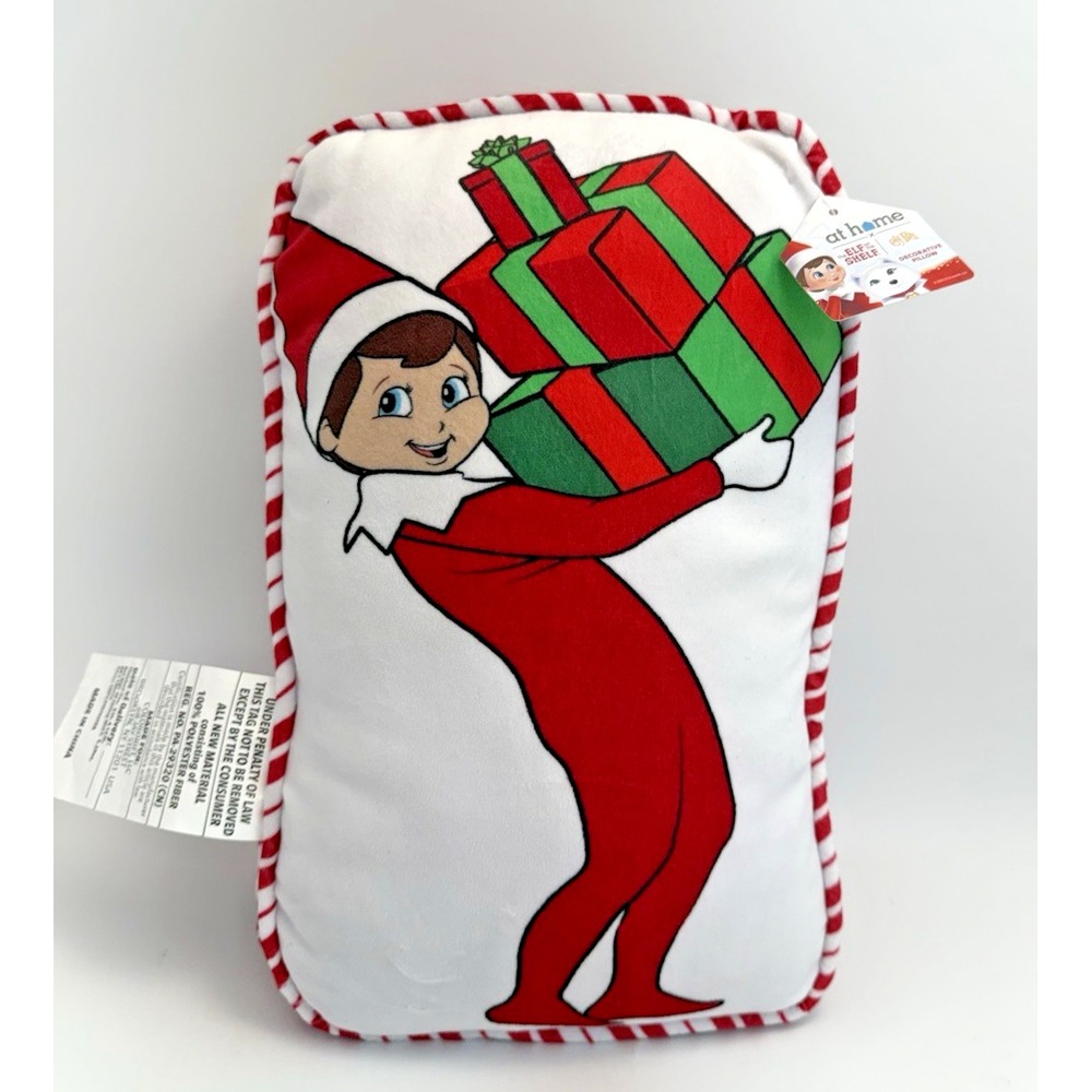 Original the Elf on the Shelf Christmas Throw Pillow Plush Soft New